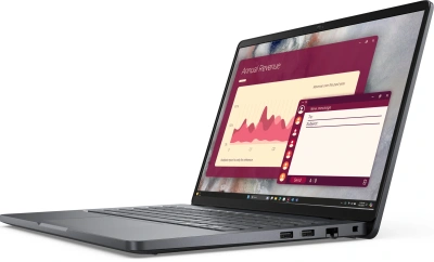 Ноутбук Dell Pro 14 PC14250 Core Ultra 7 265U 32Gb SSD1Tb Intel Graphics 14" IPS FHD+ (1920x1200) Linux grey WiFi BT Cam (PRO14-7315)