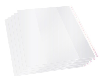 Обложка Silwerhof 382154 Монстрики для учебника с липк.сл. (набор 5шт) для старших классов ПП 70мкм гладкая прозр. 250х380мм