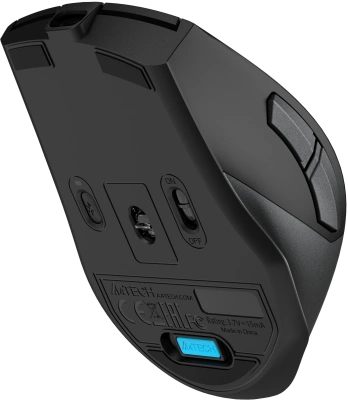Мышь A4Tech Fstyler FB45CS Air2 серый оптическая 2000dpi silent беспров. BT/Radio USB 7but (FB45CS AIR2 USB ( STONE GREY ))