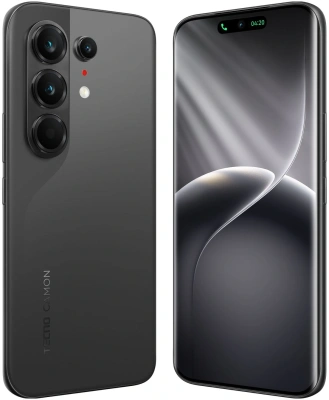 Смартфон Tecno Camon 50 Ultra 5G 512Gb 8Gb черный моноблок 3G 4G 2Sim 6.78" 1208x2644 Android 16 50Mpix 802.11 a/b/g/n/ac/ax NFC GPS GSM900/1800 GSM1900 Protect FM