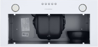 Вытяжка встраиваемая Maunfeld Crosby Power 50 белый управление: кнопочное (1 мотор)