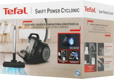 Пылесос Tefal Swift Power Cyclonic TW2925EA 2100Вт черный