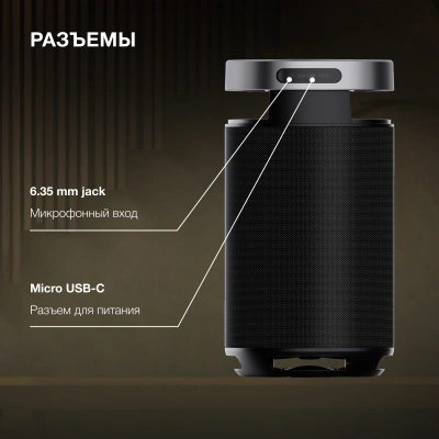 Минисистема Hyundai Select H-MC1241 черный 90Вт USB BT