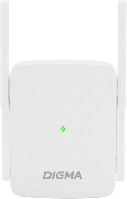 Повторитель беспроводного сигнала Digma D-WR400 AC1200 10/100BASE-TX/Wi-Fi белый