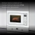 Микроволновая печь Hyundai HBW 2544 WG 25л. 900Вт белый (встраиваемая)