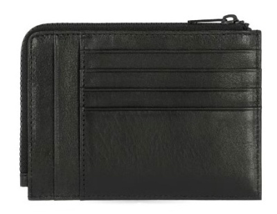 Чехол для кредитных карт Piquadro Harper PU1243APR/N черный натур.кожа