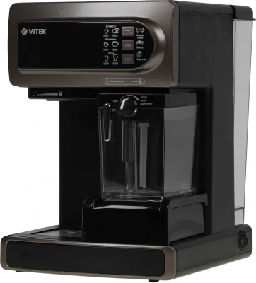 Кофеварка рожковая Vitek VT-1517 1238Вт коричневый