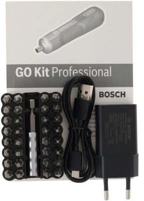 Отвертка аккум. Bosch Go аккум. патрон:шестигранник 6.35 мм (1/4) (кейс в комплекте) (06019H2200)