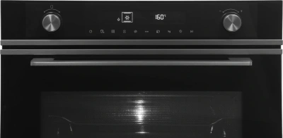 Духовой шкаф Электрический Hyundai HMEO 6540 DX черный/графитовый