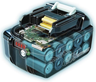 Батарея аккумуляторная Makita BL1850B LXT 18В 5Ач Li-Ion (632G59-7)