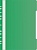 Папка-скоросшиватель Бюрократ PS-P20GRN A4 прозрач.верх.лист боков.перф. пластик зеленый 0.12/0.16