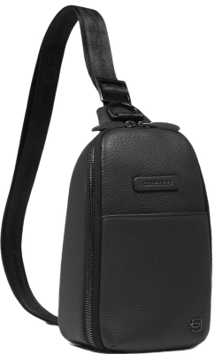 Сумка для телефона Piquadro Modus AC7039MOS/N черная натур.кожа