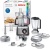 Кухонный комбайн Bosch MC812M865 1250Вт серебристый Кухонный комбайн Bosch MC812M865 1250Вт серебристый
