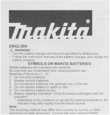 Батарея аккумуляторная Makita BL1830B LXT 18В 3Ач Li-Ion (197599-5)
