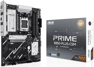 Материнская плата Asus PRIME B850-PLUS-CSM Socket AM5 AMD B850 4xDDR5 ATX AC`97 8ch(7.1) 2.5Gg RAID+HDMI+DP