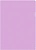 Папка-уголок Бюрократ Pastel -EPAST/VIO A4 пластик 0.18мм фиолетовый