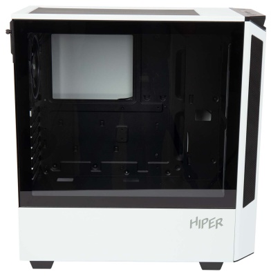 Корпус Hiper PW81 белый без БП ATX 4x120mm 2xUSB2.0 2xUSB3.0 audio bott PSU