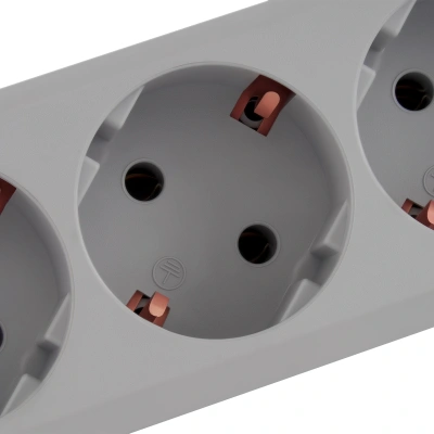 Сетевой фильтр Buro 400SL-3-G 3м (4 розетки) серый (пакет ПЭ)