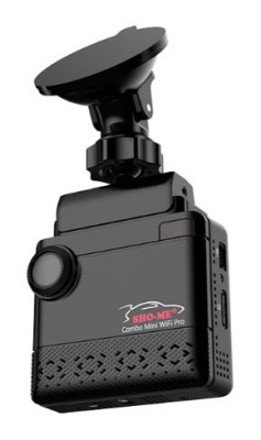 Видеорегистратор с радар-детектором Sho-Me Combo MINI WIFI Pro черный 1296p 135гр. GPS MSTAR 8336