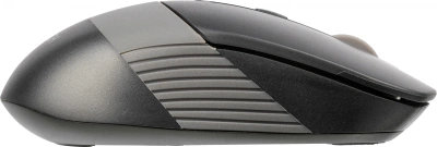 Мышь A4Tech Fstyler FG10S черный/серый оптическая 2000dpi silent беспров. USB для ноутбука 4but (FG10S GREY)