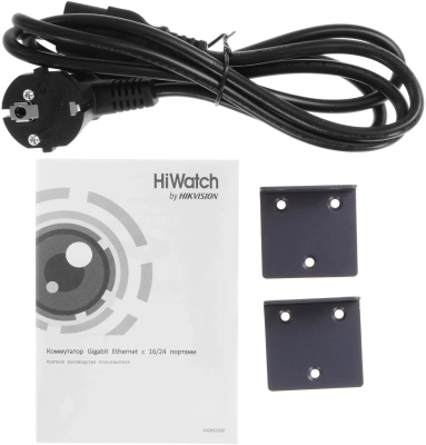 Коммутатор HiWatch DS-S1816GP (L2) 16x100Мбит/с 1x1Гбит/с 16PoE 125W неуправляемый
