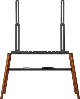 Подставка для телевизора Cactus CS-ST3647BKWN черный/орех 49"-75" макс.40кг напольный