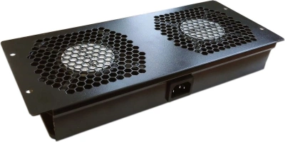 Блок вентиляторов Lanmaster (TWT-CBA-FANB2) 2 вент. черный (упак.:1шт)