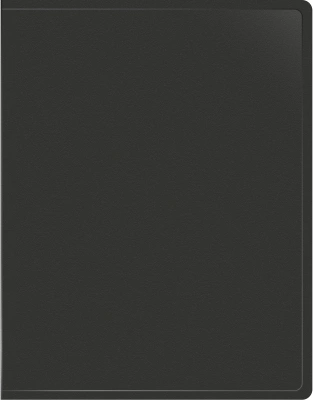 Папка с 100 прозр.вклад. Silwerhof SE-V100BLK A4 пластик 0.7мм черный