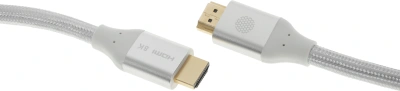 Кабель аудио-видео Cactus CS-HDMI.2.1-5 HDMI (m)/HDMI (m) 5м. позолоч.конт. серебристый
