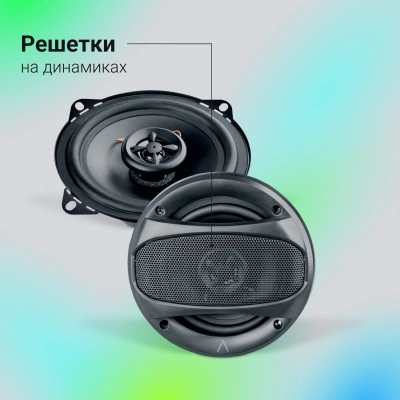 Колонки автомобильные Digma Core 4 40Вт 84дБ 4Ом 10см (4дюйм) (ком.:2кол.) коаксиальные двухполосные