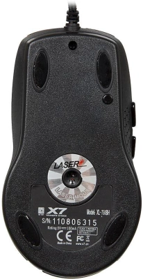 Мышь A4Tech XL-750BH рисунок лазерная 3600dpi USB 6but