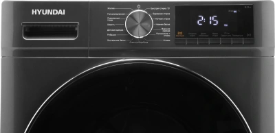 Стиральная машина Hyundai WMA8407 класс: A+++ загр.фронтальная макс.:8кг темно-серый инвертор