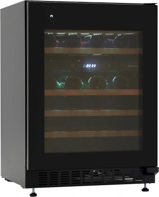 Винный шкаф Hyundai HBWC 0862 DUT 1-нокамерн. черный