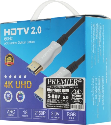 Кабель соединительный аудио-видео Premier 5-807 HDMI (m)/HDMI (m) 5м. черный (5-807 5.0)