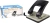 Дырокол Kw-Trio Stylish Heavy Duty 09760 макс.:40лист. металл ассорти отв.:2 с линейкой