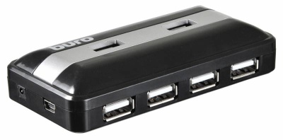 Разветвитель USB 2.0 Buro BU-HUB7-U2.0 7порт. черный