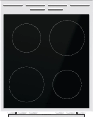 Плита Электрическая Gorenje GEC5A12WG-B белый стеклокерамика (без крышки)