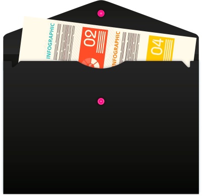 Конверт на кнопке Бюрократ Черный Опал BLPK803A4/1 A4 пластик 0.18мм черный (упак.:4шт)