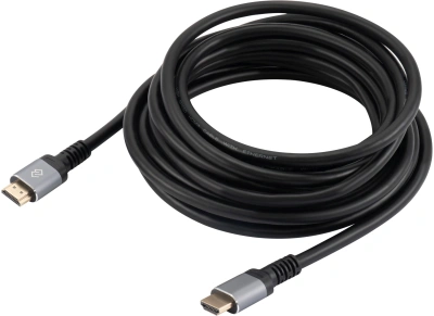 Кабель аудио-видео Digma D-HDMI-V2.0-3M HDMI (m)/HDMI (m) 3м. позолоч.конт. черный