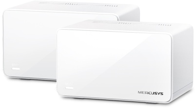 Бесшовный Mesh роутер Mercusys Halo H90X(2-pack) AX6000 10/100/1000BASE-TX белый (упак.:2шт)