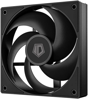 Вентилятор для корпуса ID-Cooling AS-120-K 120х120x25 черный 4-pin 30дБ Ret