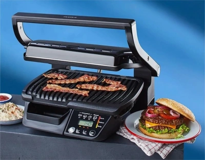 Электрогриль Tefal GC7P0810 2000Вт черный/серебристый