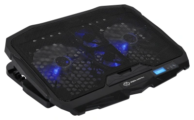 Подставка для ноутбука Digma D-NCP170-4 17" 390x280x28мм 2xUSB 4x 70/125ммFAN 750г черный