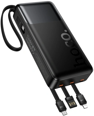 Мобильный аккумулятор Hoco J156A Founder 20000mAh QC3.0/PD3.0 22.5W 3A черный (62284)