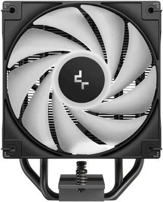 Устройство охлаждения(кулер) Deepcool AG400 Bk V2 ARGB Soc-AM5/AM4/1200/1700/1851 черный 4-pin 31.6dB Al+Cu 220W 643gr Ret (R-AG400-BKAMMN-GJD)