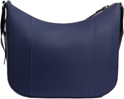 Сумка седло женская Piquadro Lyra BD6658W92T/BLU 10.9" темно-синяя нейлон/натур.кожа