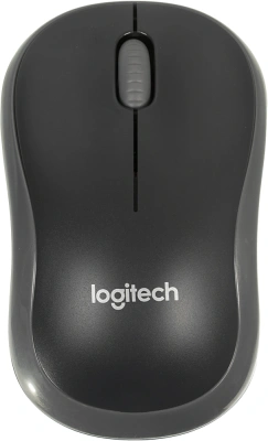Мышь Logitech M185 черный/серый оптическая 1000dpi беспров. USB для ноутбука 2but (910-002252)
