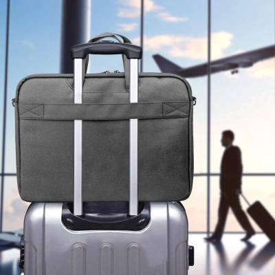 Сумка для ноутбука 15.6" Continent CC-108 GY серый нейлон/полиэстер