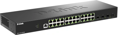 Коммутатор D-Link DGS-1210-28X/ME/C1A (L2) 24x1Гбит/с 4SFP+ управляемый
