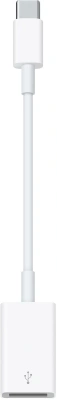 Переходник Apple A1632 MJ1M2FE/A USB (f)-USB Type-C (m) 0.11м белый